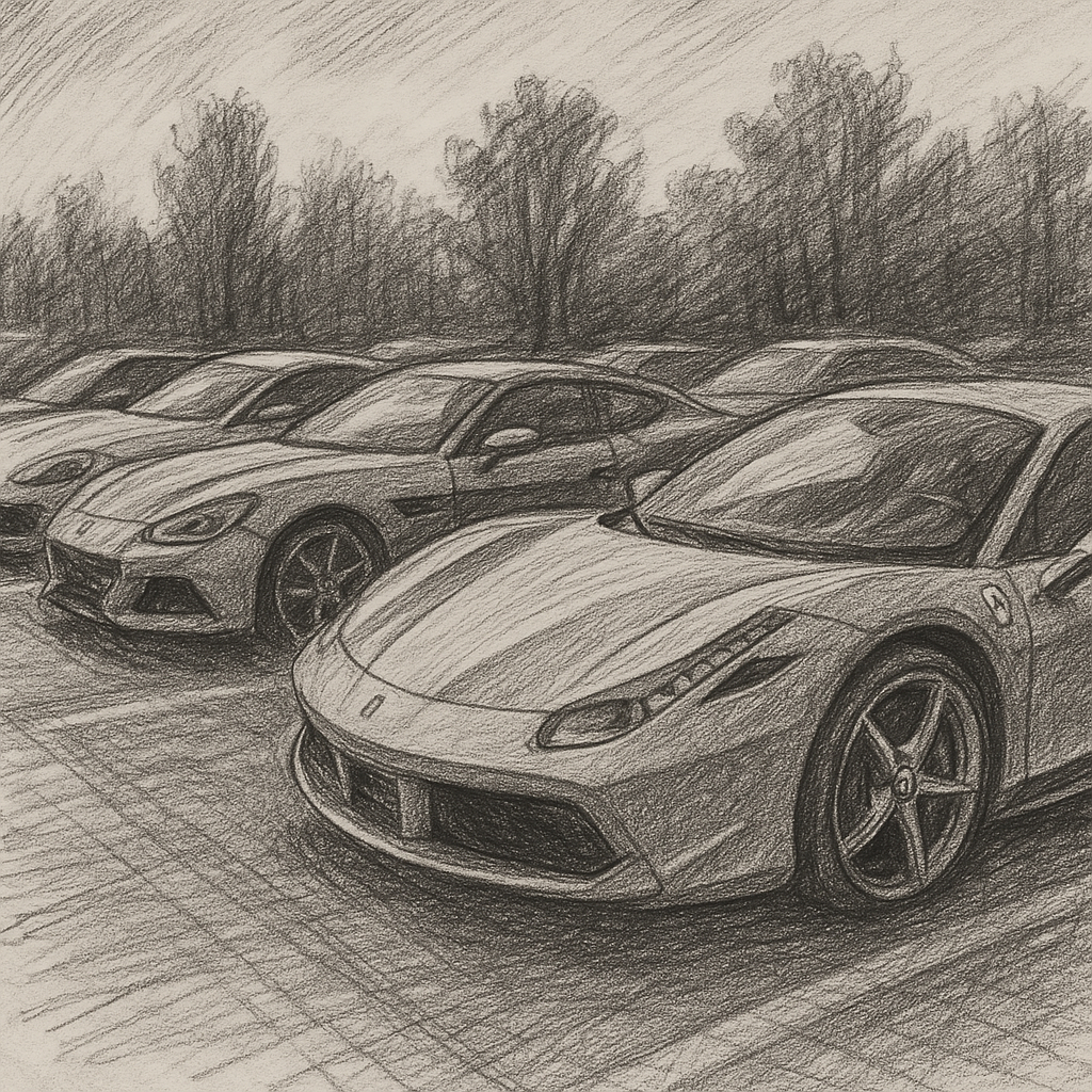 Exotic rental fleet overview